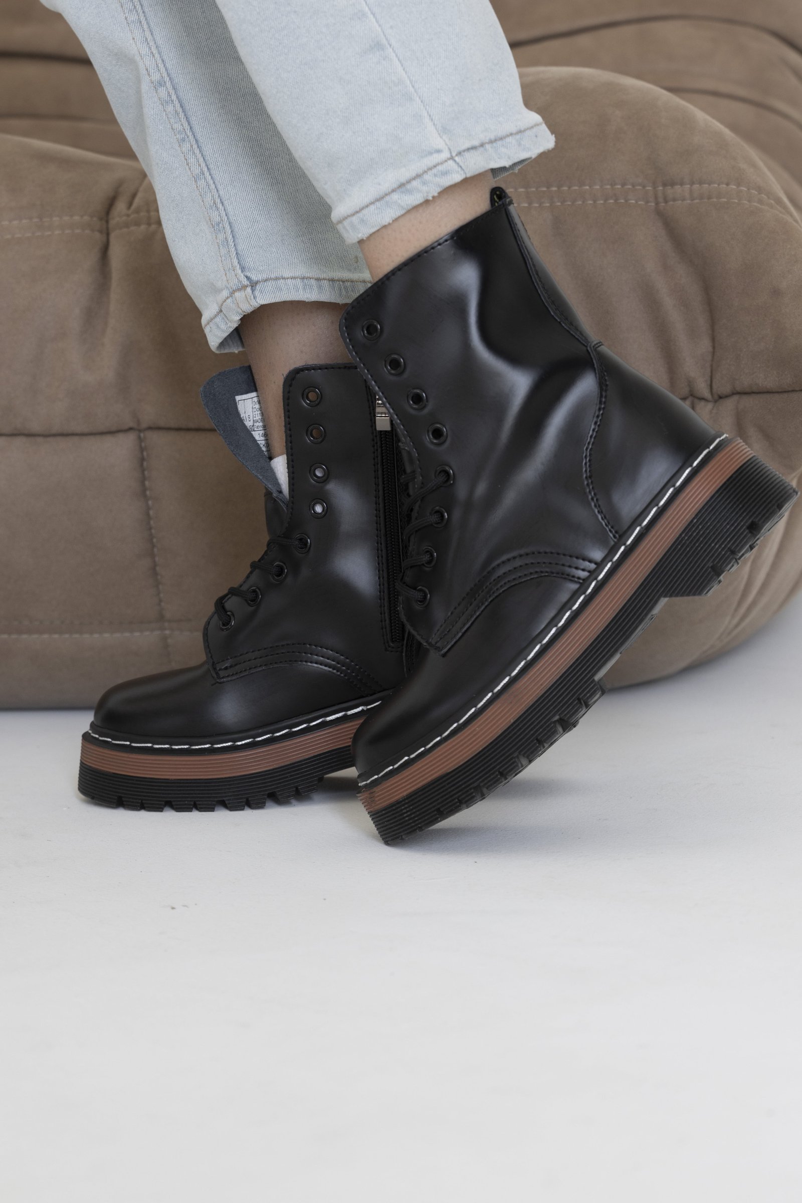 Dr.Martens Jadon Black Brown (8) Dr.Martens Jadon Black Brown