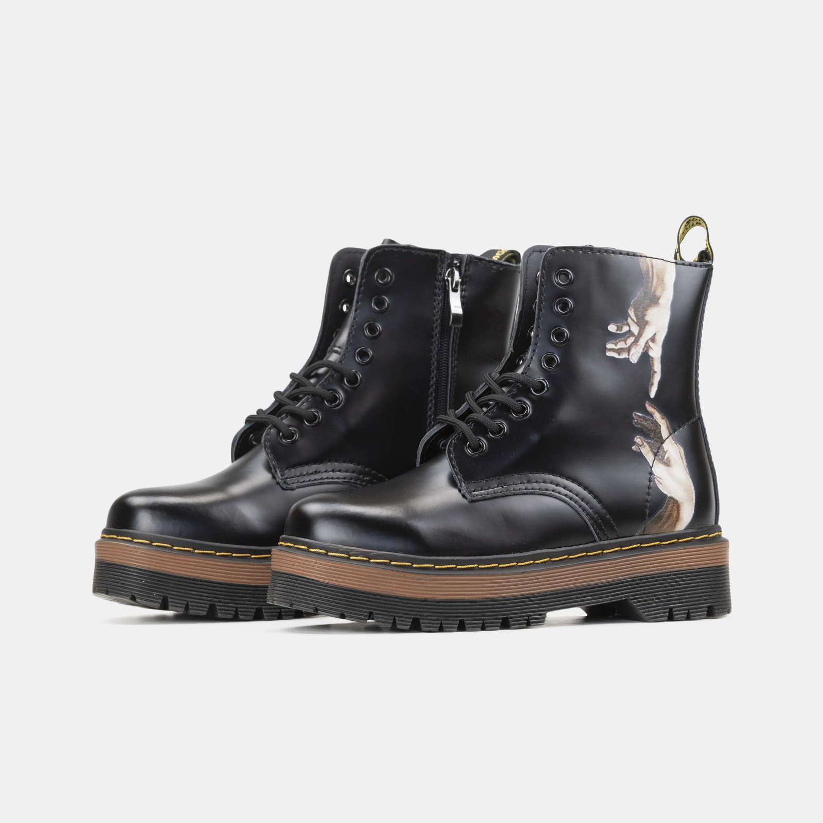 Dr.Martens Jadon Black Brown Сreation of Adam (1) Dr.Martens Jadon Black Brown Сreation of Adam (1)