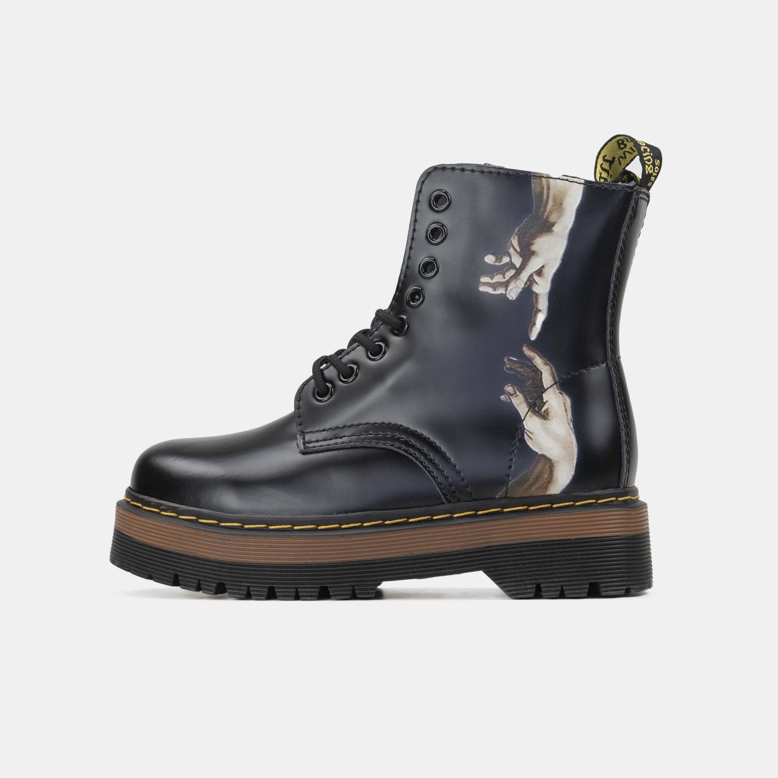 Dr.Martens Jadon Black Brown Сreation of Adam (2) Dr.Martens Jadon Black Brown Сreation of Adam