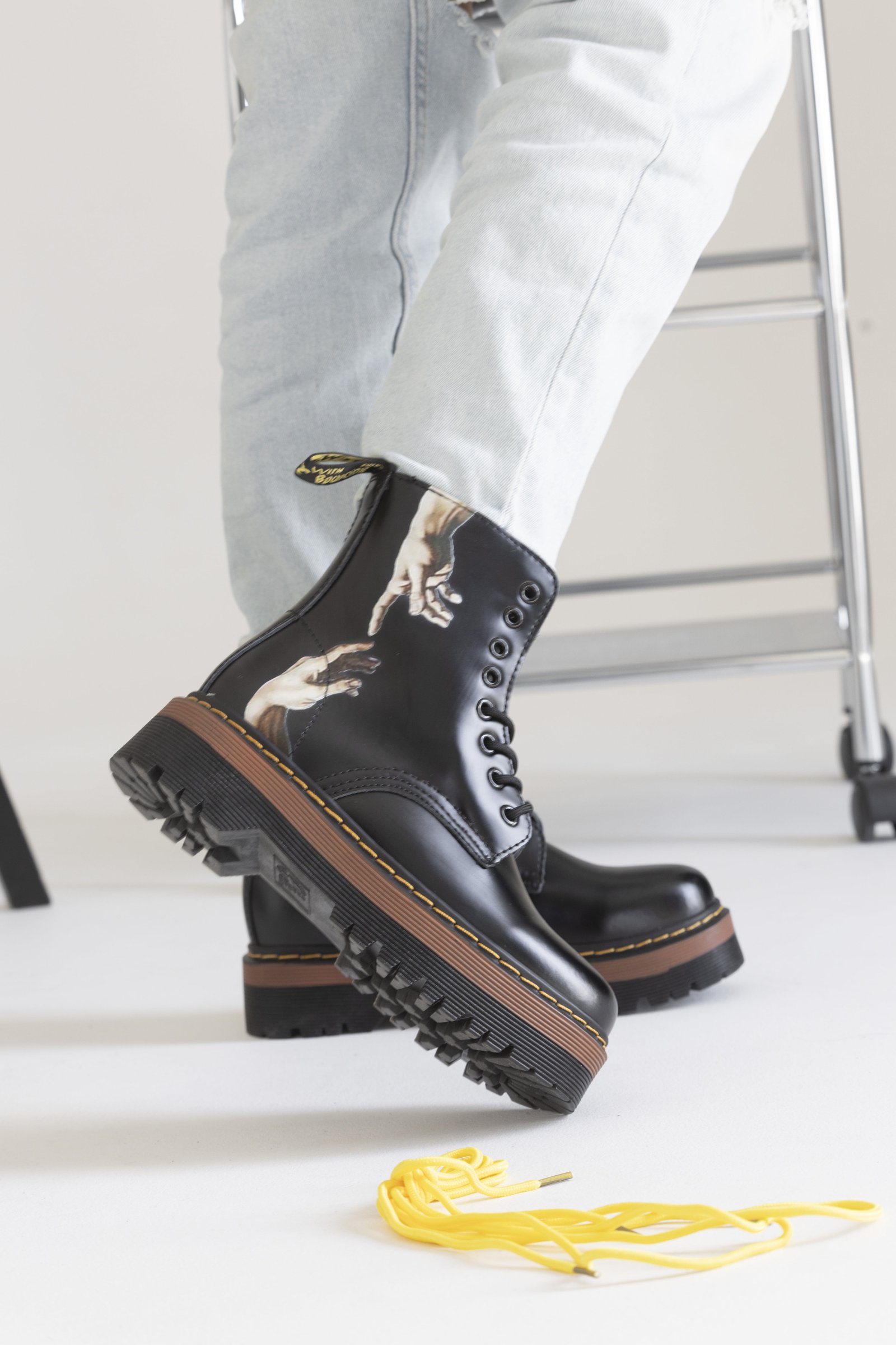 Dr.Martens Jadon Black Brown Сreation of Adam Dr.Martens Jadon Black Brown Сreation of Adam