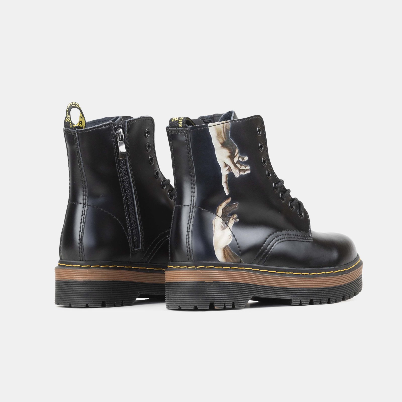 Dr.Martens Jadon Black Brown Сreation of Adam (7) Dr.Martens Jadon Black Brown Сreation of Adam