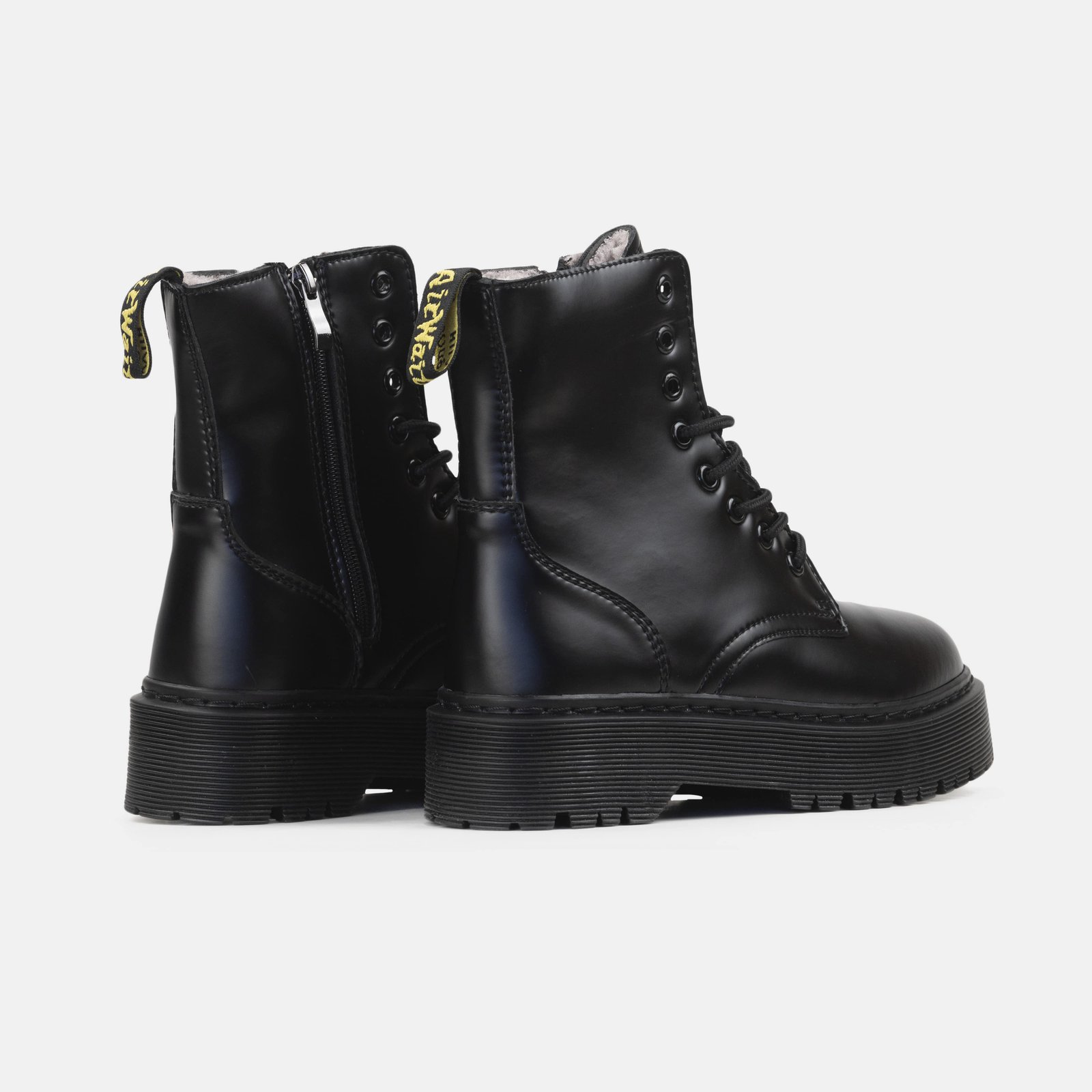 Dr.Martens adon All Black Fur Zip Dr.Martens adon All Black Fur Zip