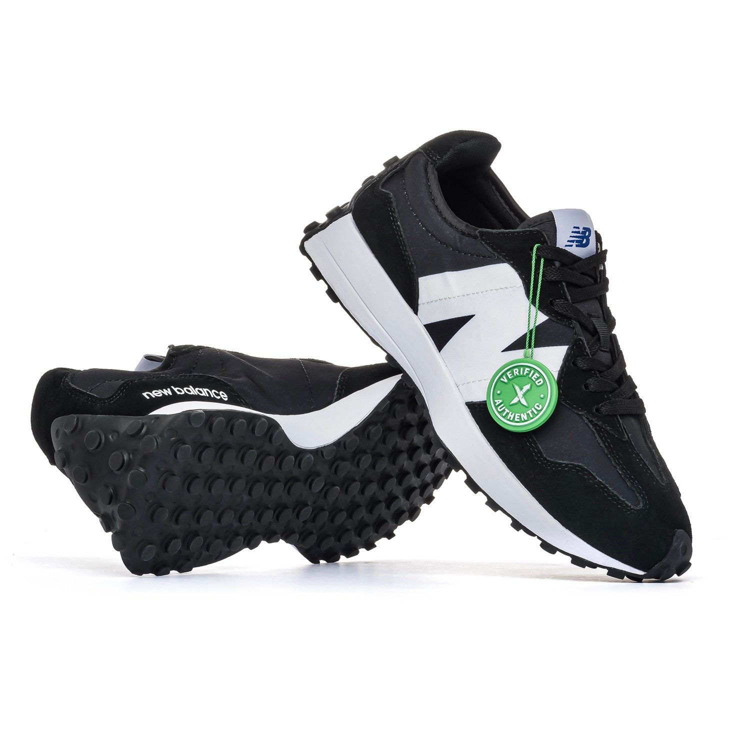 Кроссовки New Balance 327 Black White Кроссовки New Balance 327 Black White