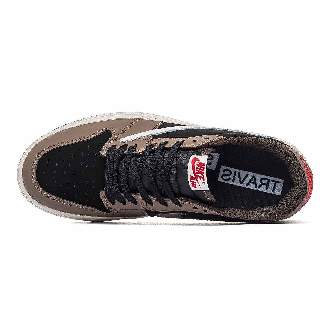 Кроссовки мужские Nike Air Jordan 1 Retro Low Travis Scott Brown Кроссовки мужские Nike Air Jordan 1 Retro Low Travis Scott Brown
