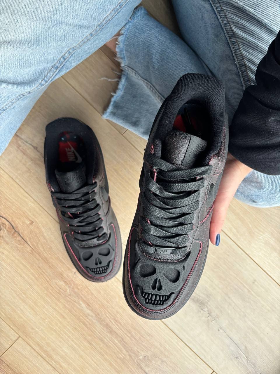 nike air force skull