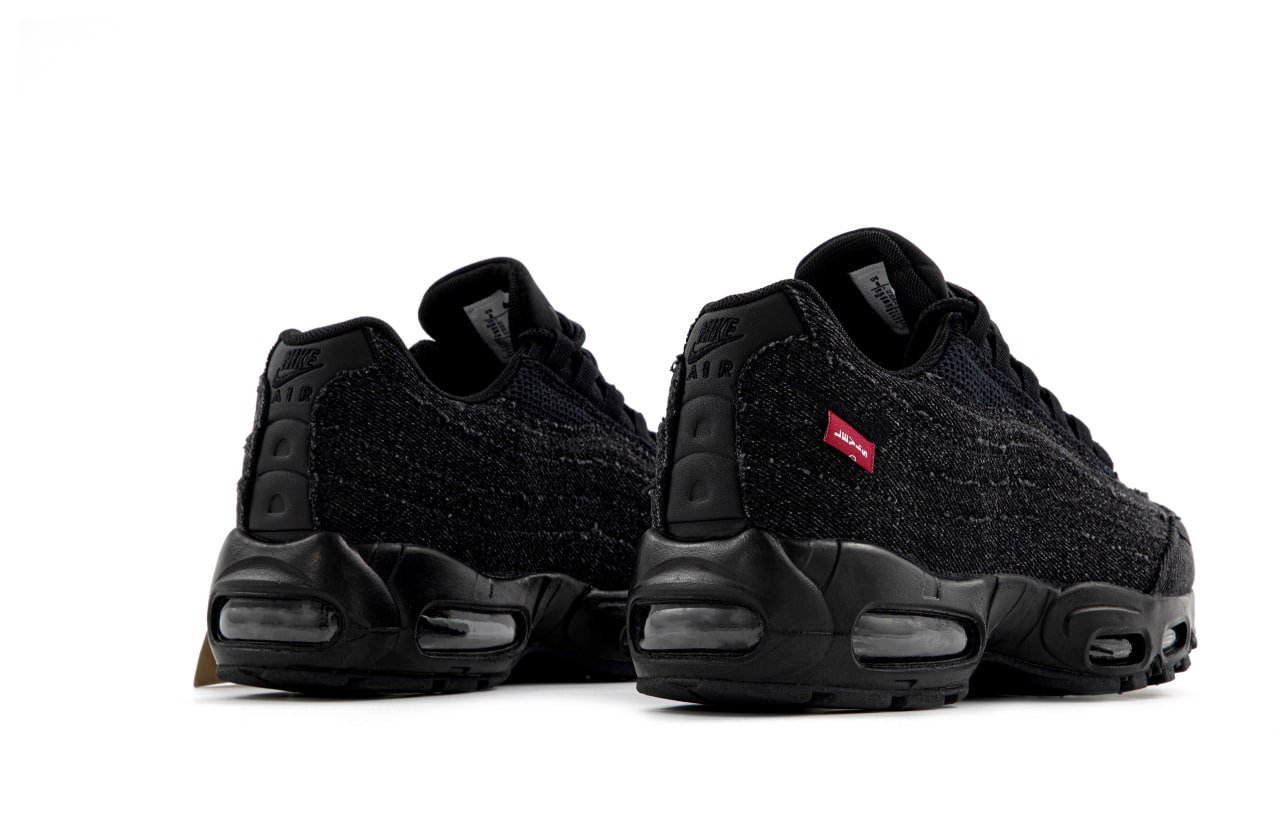 Кроссовки Levis Nike Air Max 95 Black Кроссовки Levis Nike Air Max 95 Black