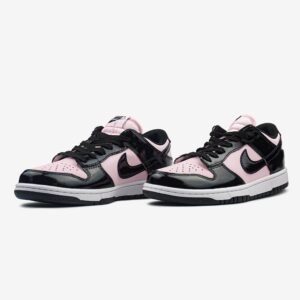 Кроссовки Nike SB Dunk Low Pink Black Patent Foam