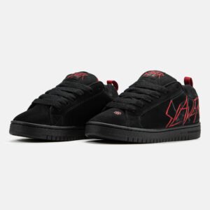 Кроссовки DC Court Graffik Slayer Black Red