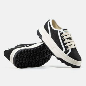 Кроссовки Gucci Tennis 1977 GG Monogram Black White