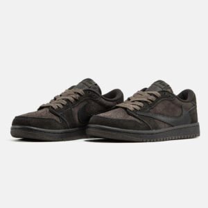 Кроссовки Nike Air Jordan 1 Low OG SP x Travis Scott Velvet Brown