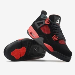Кроссовки Nike Air Jordan 4 Retro Сrimson Red Thunder Black Red