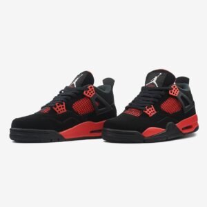 Кроссовки Nike Air Jordan 4 Retro Сrimson Red Thunder Black Red