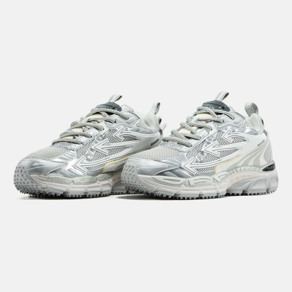 Купить кроссовки Off-White Be Right Back White Silver 36-45 размеров.