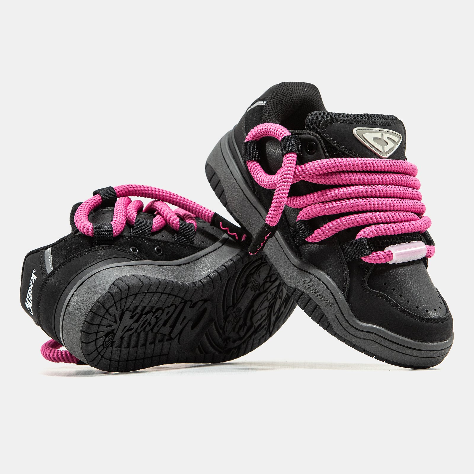 Кроссовки Женские Cat&Sofa Dreadlocks Black Pink Кроссовки Женские Cat&Sofa Dreadlocks Black Pink