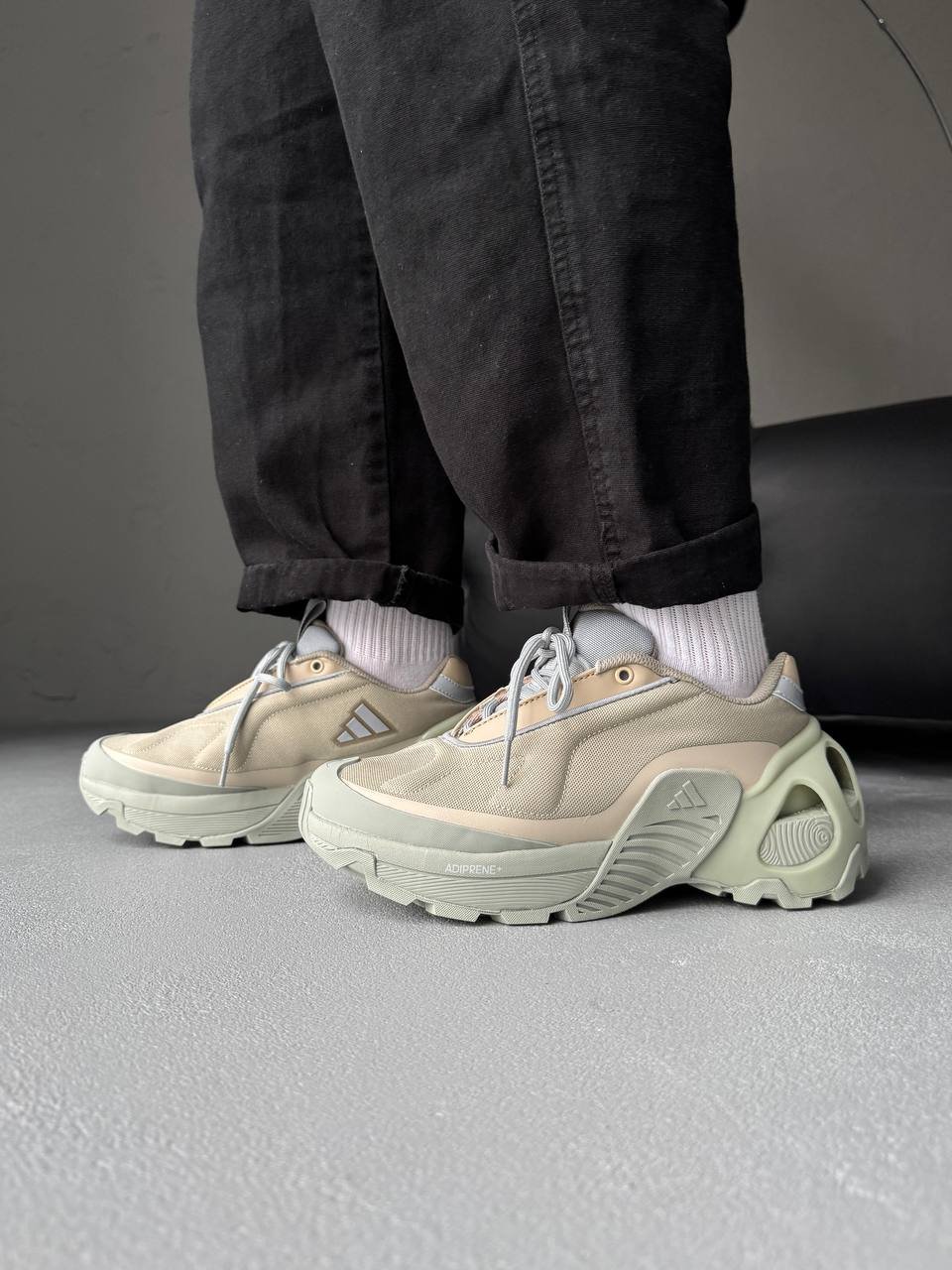 Кроссовки Мужские Adidas Edge Runner Beige Khaki (Wonder Runner) Кроссовки Мужские Adidas Edge Runner Beige Khaki (Wonder Runner)