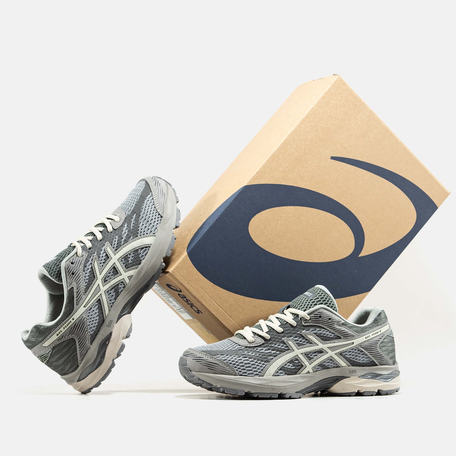 Кроссовки Мужские Asics Gel-Flux 4 Dark Grey Кроссовки Мужские Asics Gel-Flux 4 Dark Grey