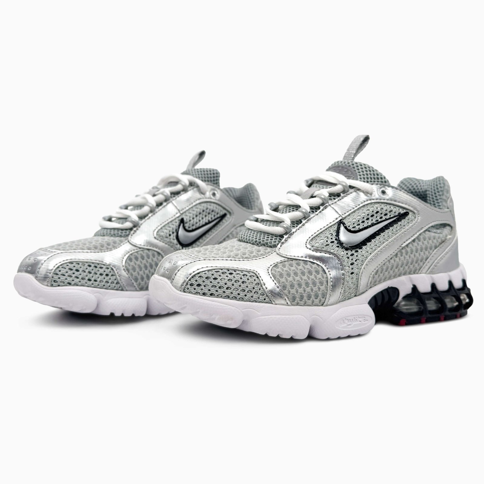 Кроссовки Мужские Nike Air Zoom Spiridon Caged 2 Metallic Silver Кроссовки Мужские Nike Air Zoom Spiridon Caged 2 Metallic Silver