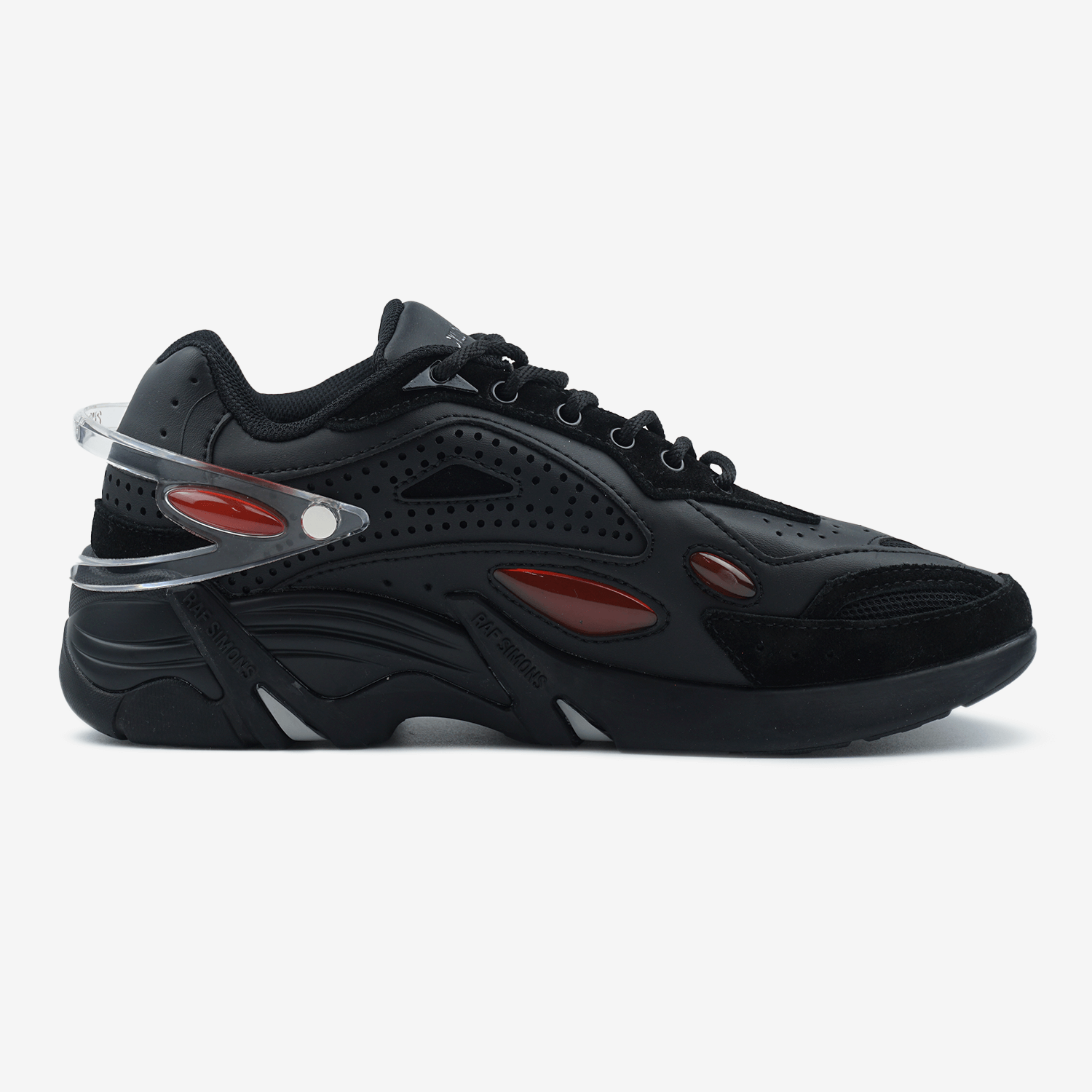 Мужские Кроссовки Adidas x Raf Simons Cylon-21 Black Red (10)