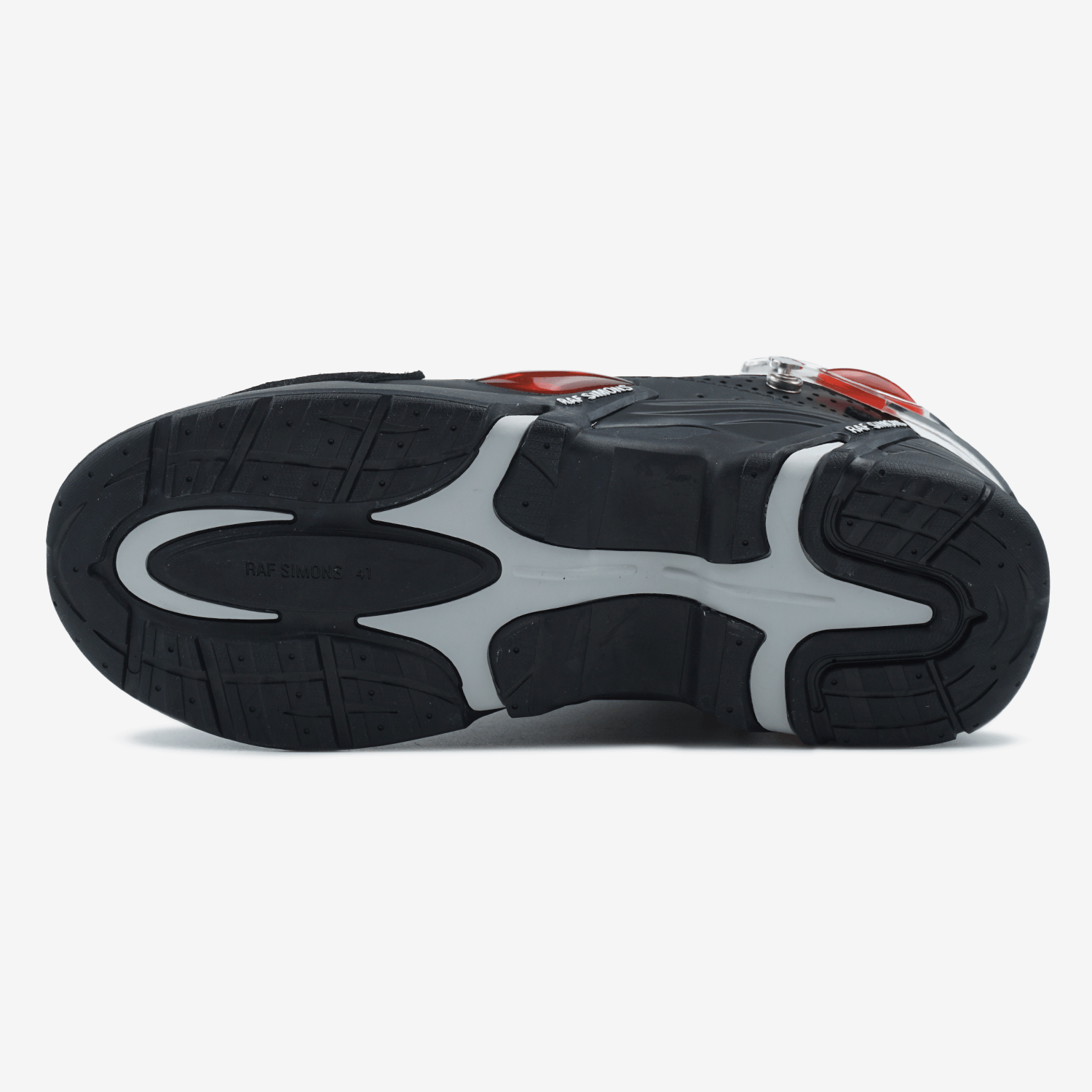 Мужские Кроссовки Adidas x Raf Simons Cylon-21 Black Red (2)