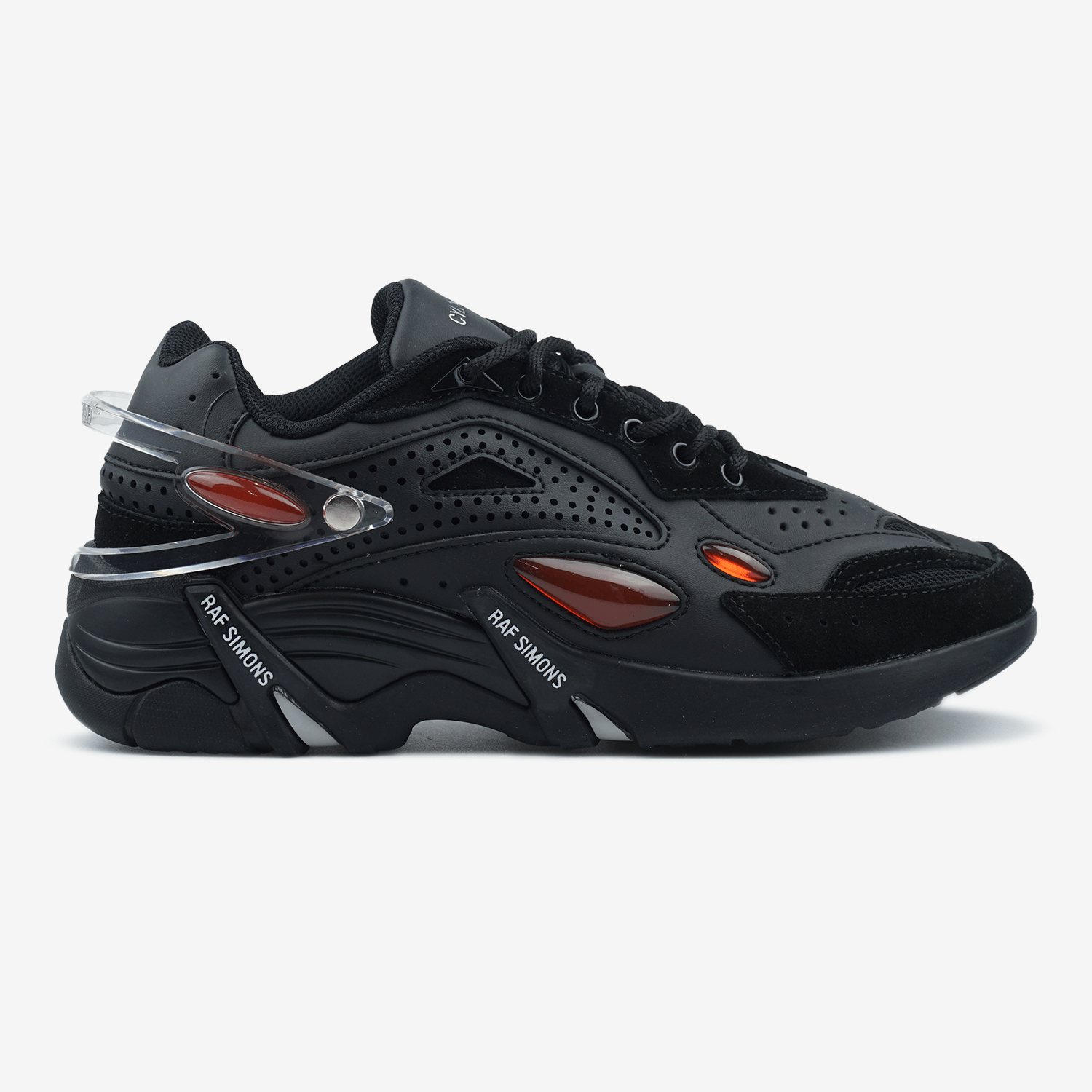 Мужские Кроссовки Adidas x Raf Simons Cylon-21 Black Red (4)