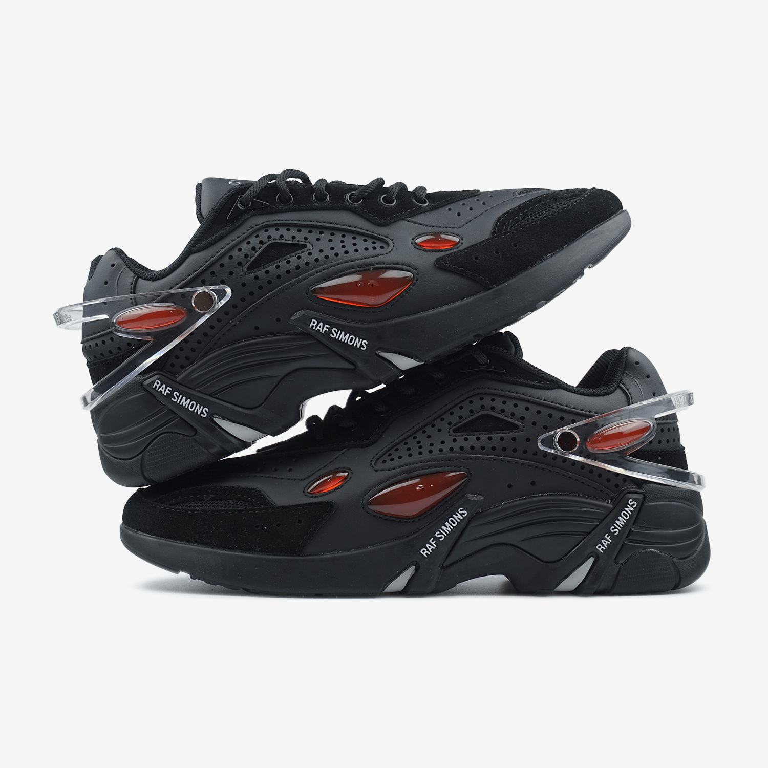 Мужские Кроссовки Adidas x Raf Simons Cylon-21 Black Red (7)
