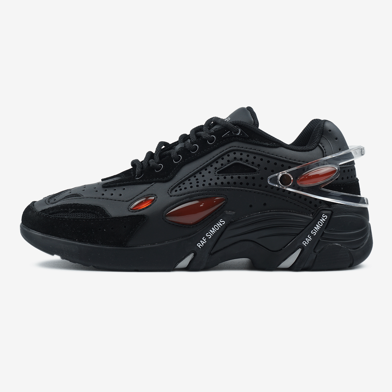 Мужские Кроссовки Adidas x Raf Simons Cylon-21 Black Red (8)