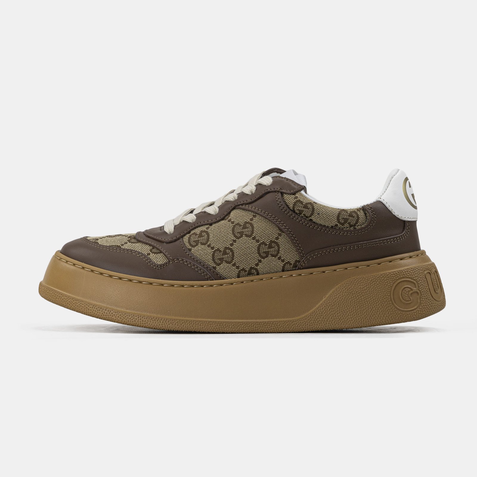 Gucci GG Sneakers Brown (4) Gucci GG Sneakers Brown