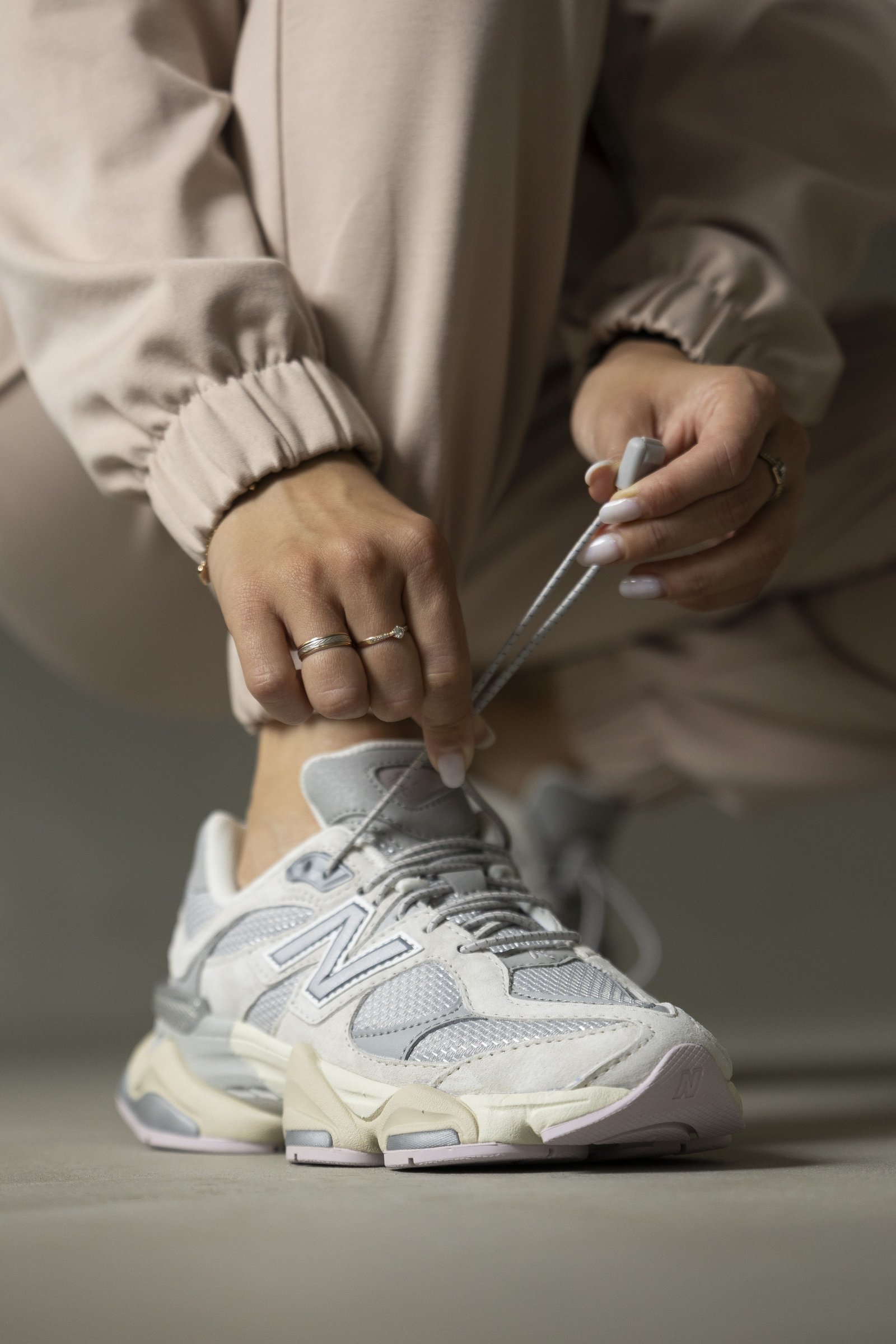 New Balance 9060 Grey Beige Pink (8) New Balance 9060 Grey Beige Pink