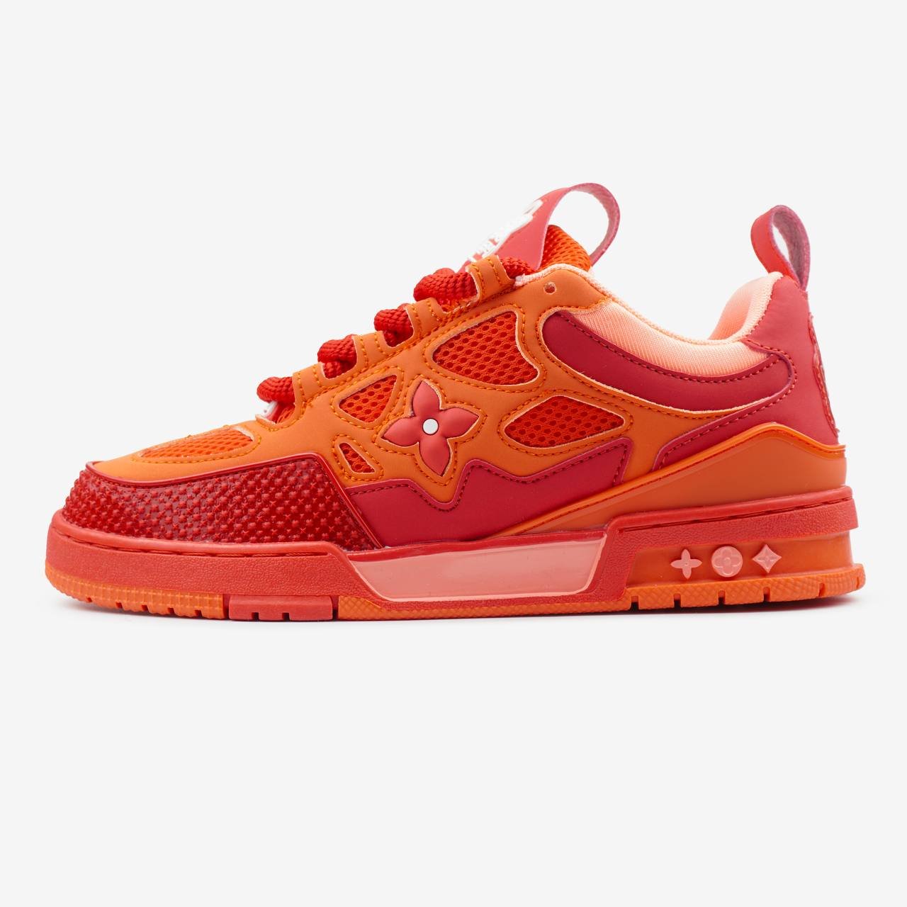 Кроссовки Louis Vuitton Skate Sneaker Red Mix Orange Cowhide Кроссовки Louis Vuitton Skate Sneaker Red Mix Orange Cowhide