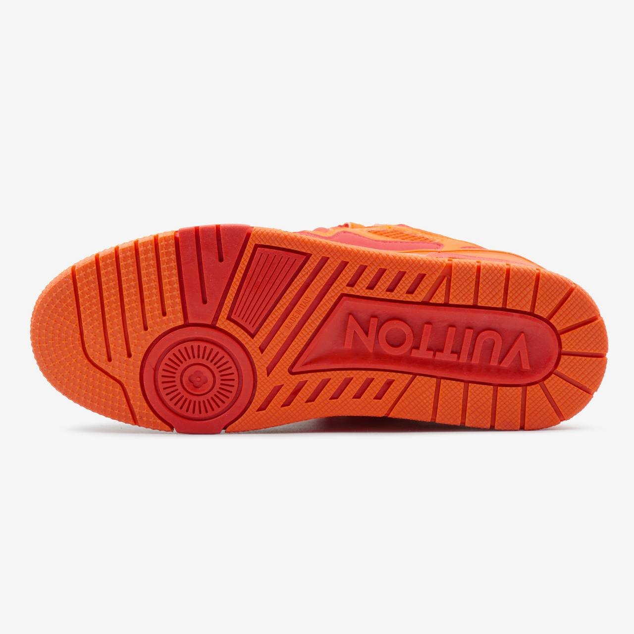 Кроссовки Louis Vuitton Skate Sneaker Red Mix Orange Cowhide