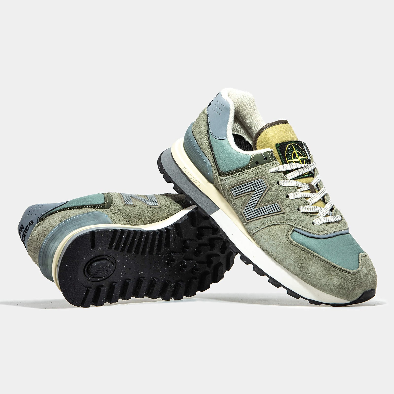 Кроссовки New Balance 574 Legacy x Stone Island Green Grey (Steel Blue) Кроссовки New Balance 574 Legacy x Stone Island Green Grey (Steel Blue)