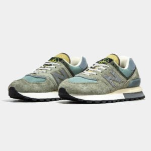 Кроссовки New Balance 574 Legacy x Stone Island Green Grey (Steel Blue)