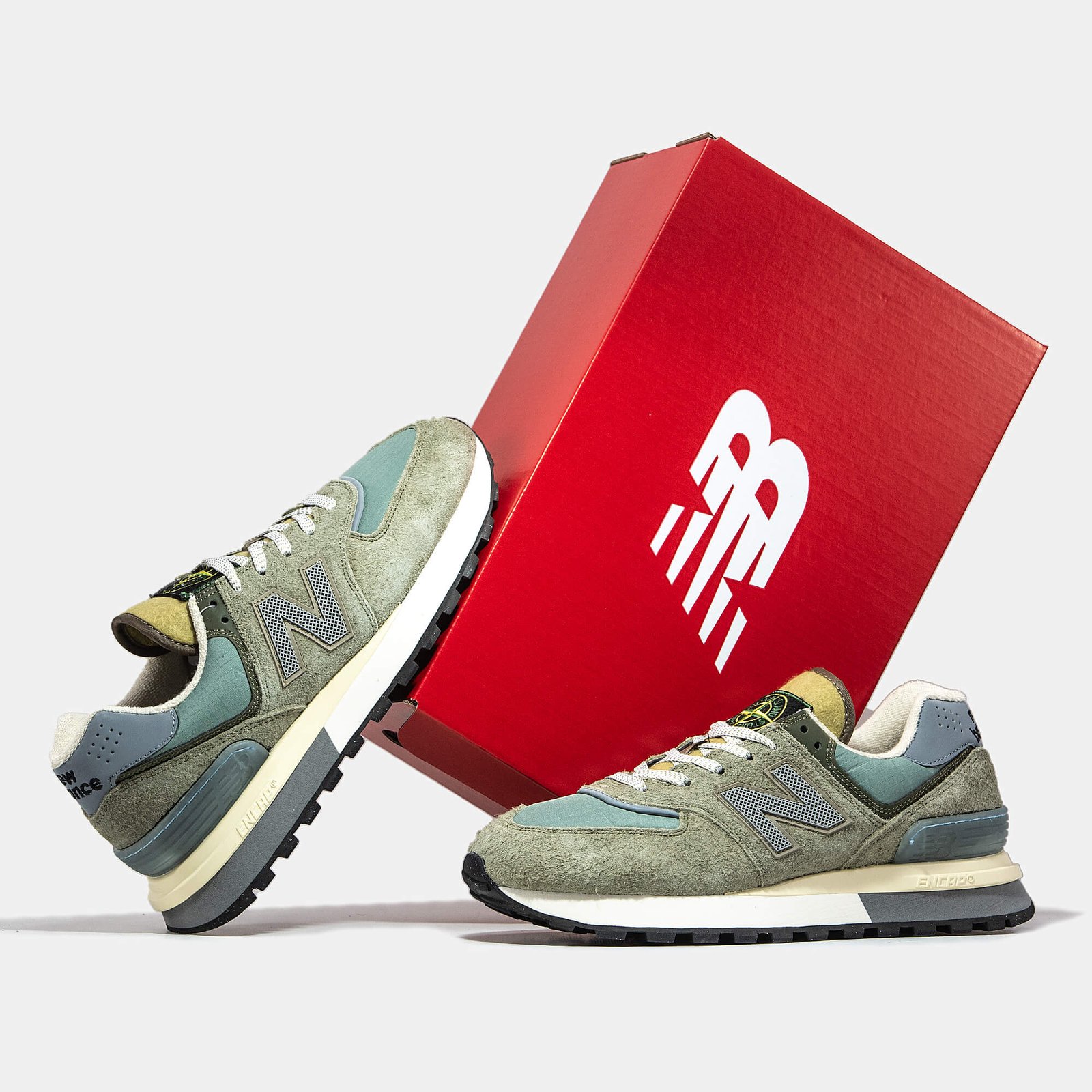 Кроссовки New Balance 574 Legacy x Stone Island Green Grey (Steel Blue) Кроссовки New Balance 574 Legacy x Stone Island Green Grey (Steel Blue)