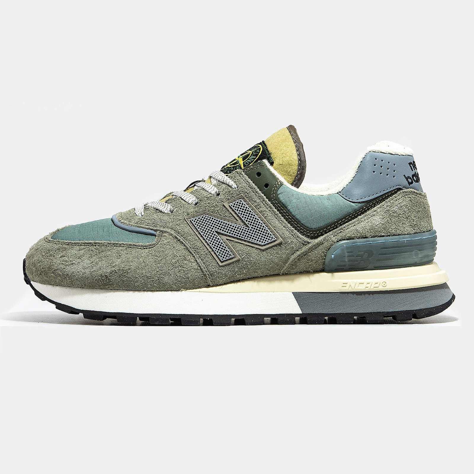 Кроссовки New Balance 574 Legacy x Stone Island Green Grey (Steel Blue) Кроссовки New Balance 574 Legacy x Stone Island Green Grey (Steel Blue)
