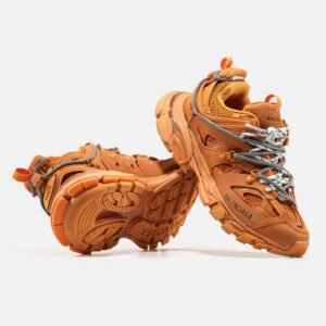 Кроссовки Женские Balenciaga Track Trail Laces Orange Grey