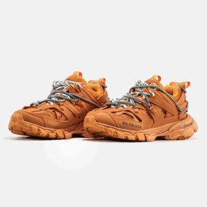 Кроссовки Женские Balenciaga Track Trail Laces Orange Grey