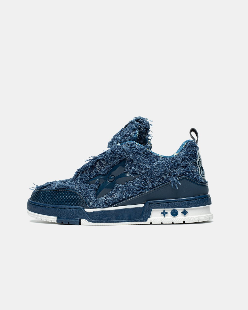 Кроссовки Мужские Louis Vuitton Skate Sneaker Denim Blue White Кроссовки Мужские Louis Vuitton Skate Sneaker Denim Blue White