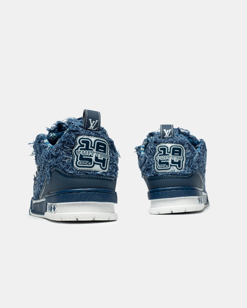 Кроссовки Мужские Louis Vuitton Skate Sneaker Denim Blue White Кроссовки Мужские Louis Vuitton Skate Sneaker Denim Blue White