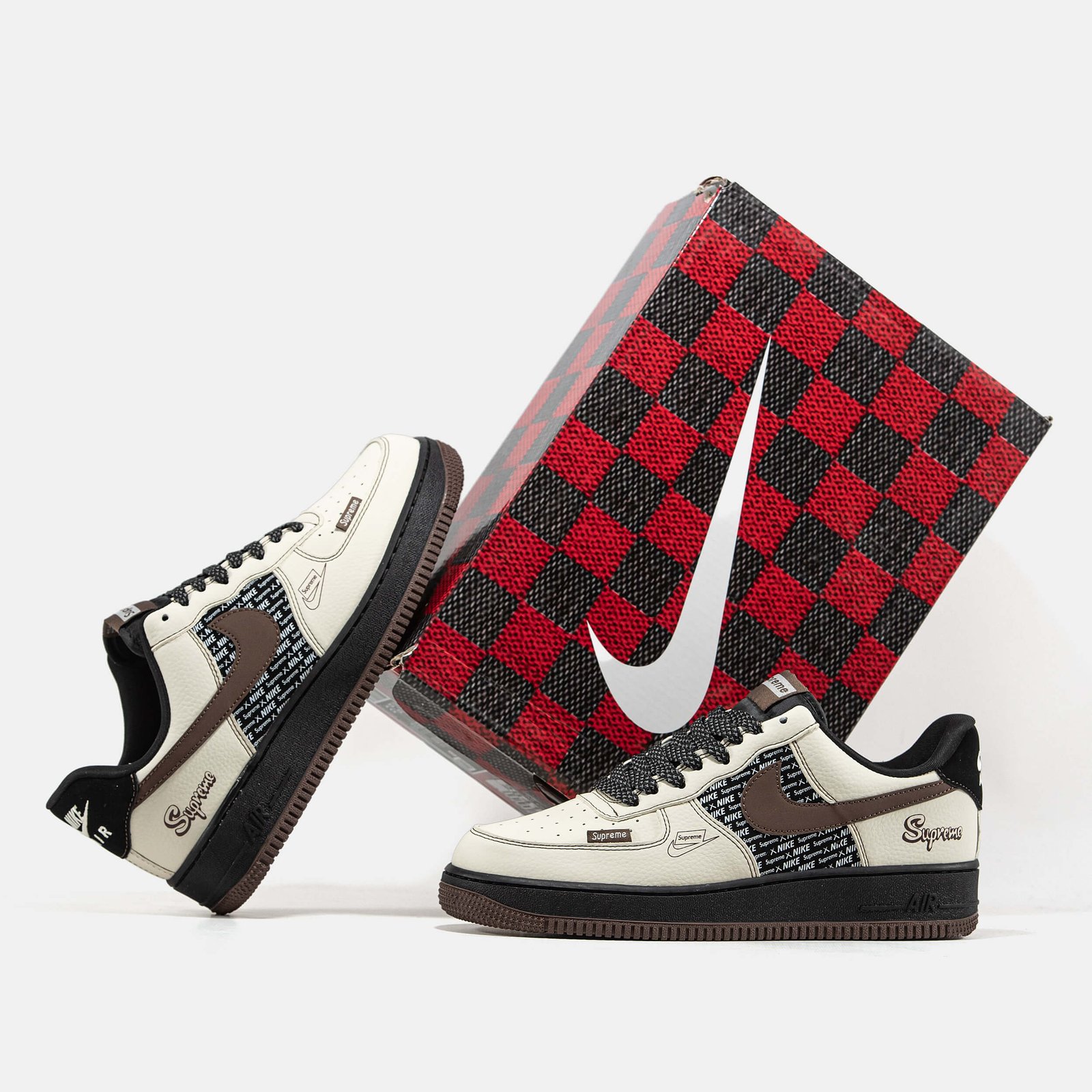 Кроссовки Мужские Nike Air Force 1'07 Low Supreme