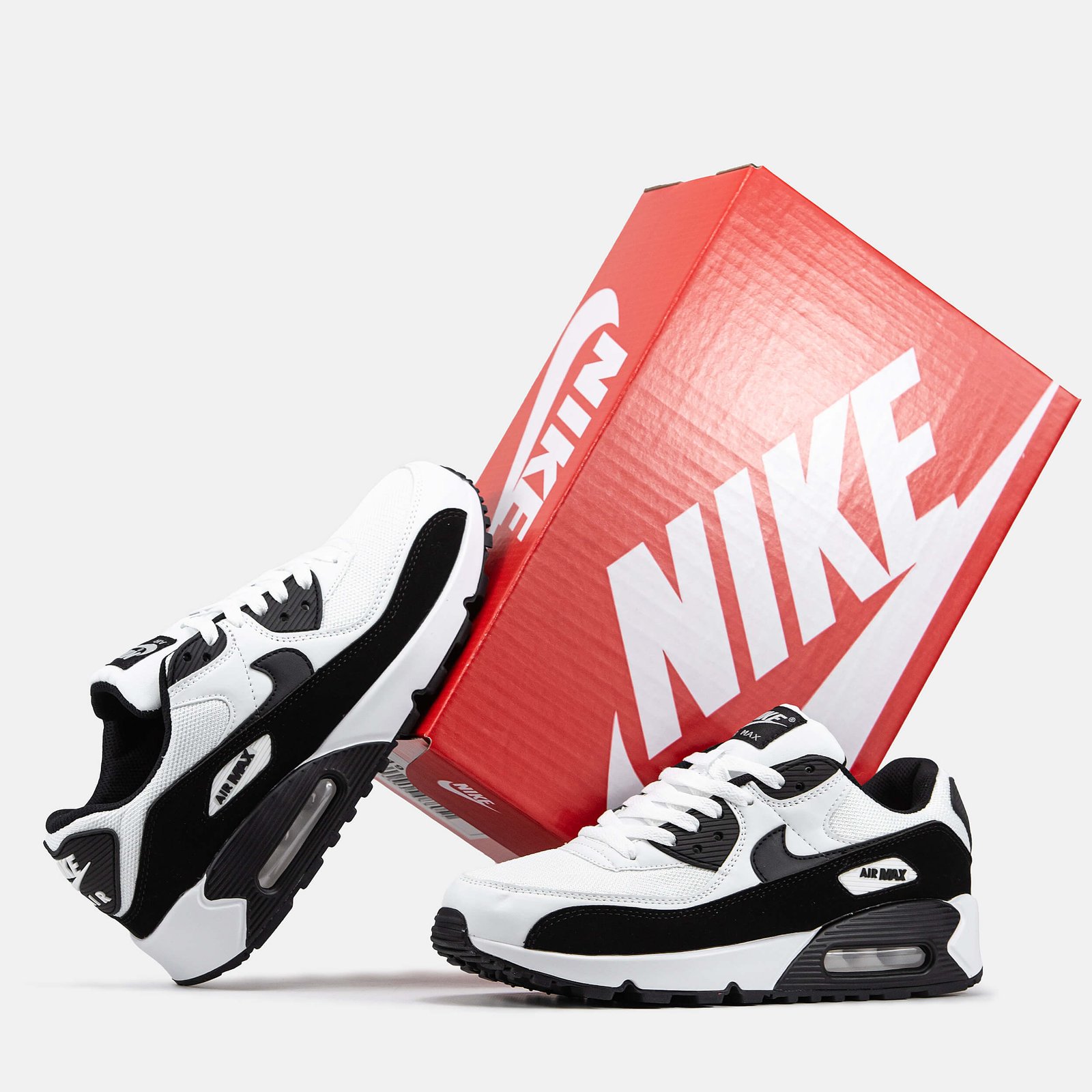 Кроссовки Мужские Nike Air Max 90 Panda White Black Кроссовки Мужские Nike Air Max 90 Panda White Black