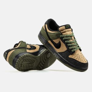 Кроссовки Мужские Nike SB Dunk Low Retro Camo Olive (Frankenstein)