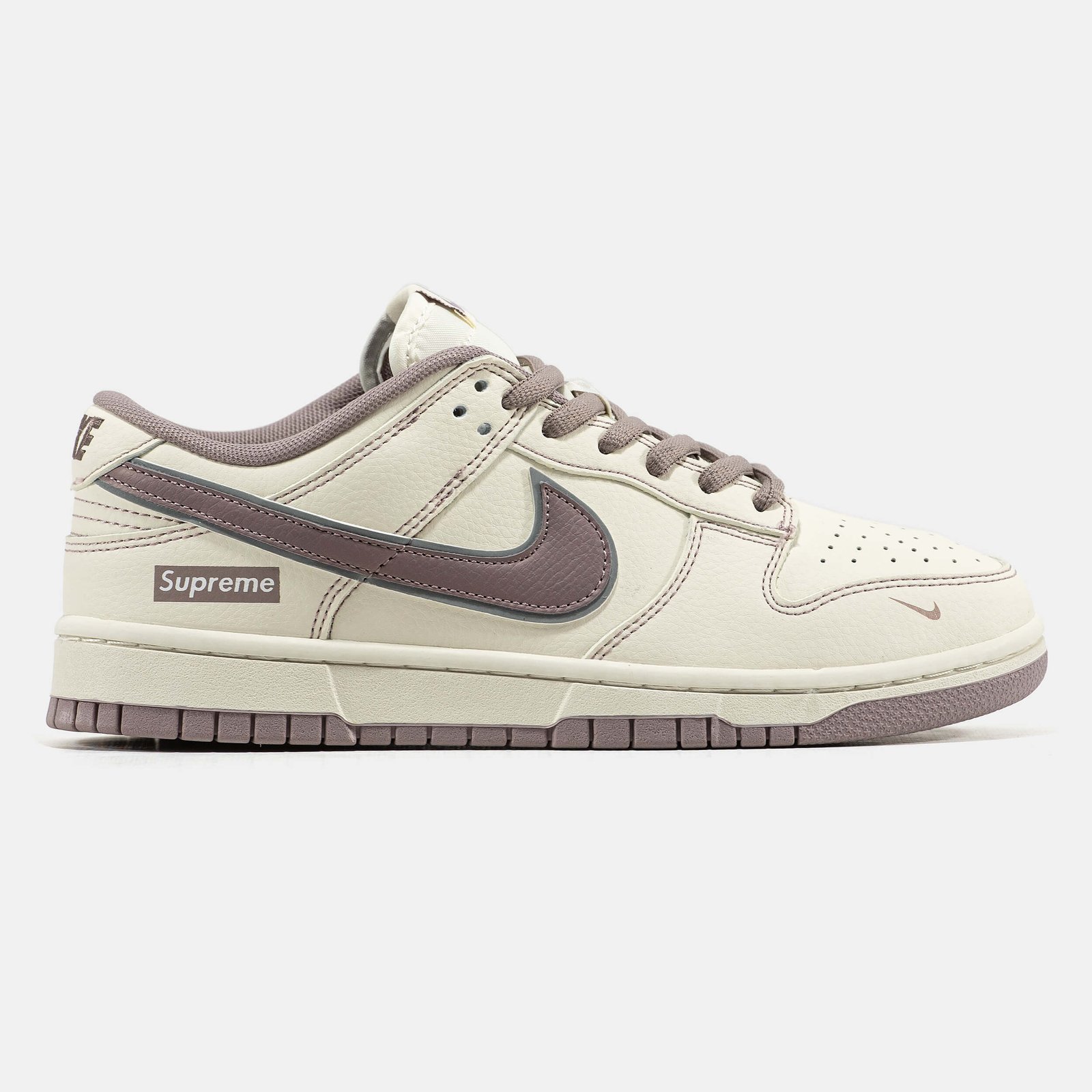 Кроссовки Мужские Nike SB Dunk Low x Supreme Beige Lilac Кроссовки Мужские Nike SB Dunk Low x Supreme Beige Lilac