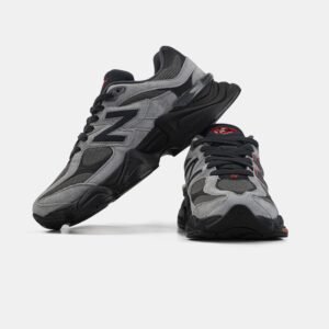 New Balance 9060 Grey Black Red