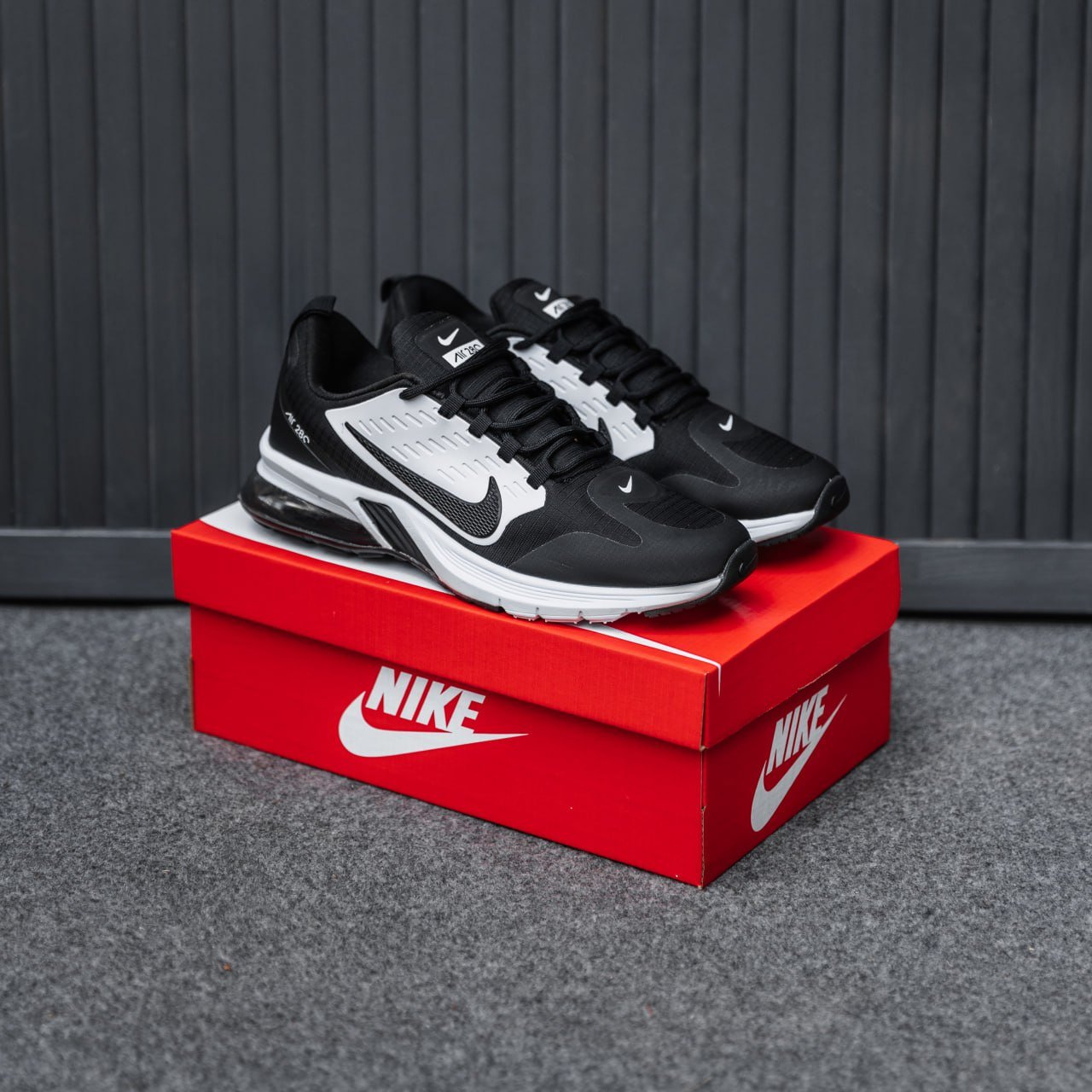 Кроссовки Мужские Nike Air Max 280 Black White Кроссовки Мужские Nike Air Max 280 Black White