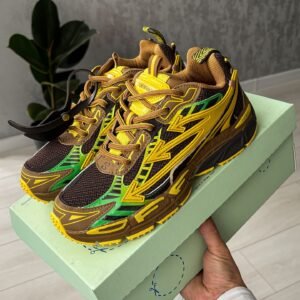 Кроссовки Женские Off-White Be Right Back Brown Yellow