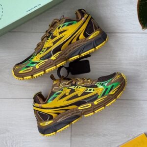 Кроссовки Женские Off-White Be Right Back Brown Yellow