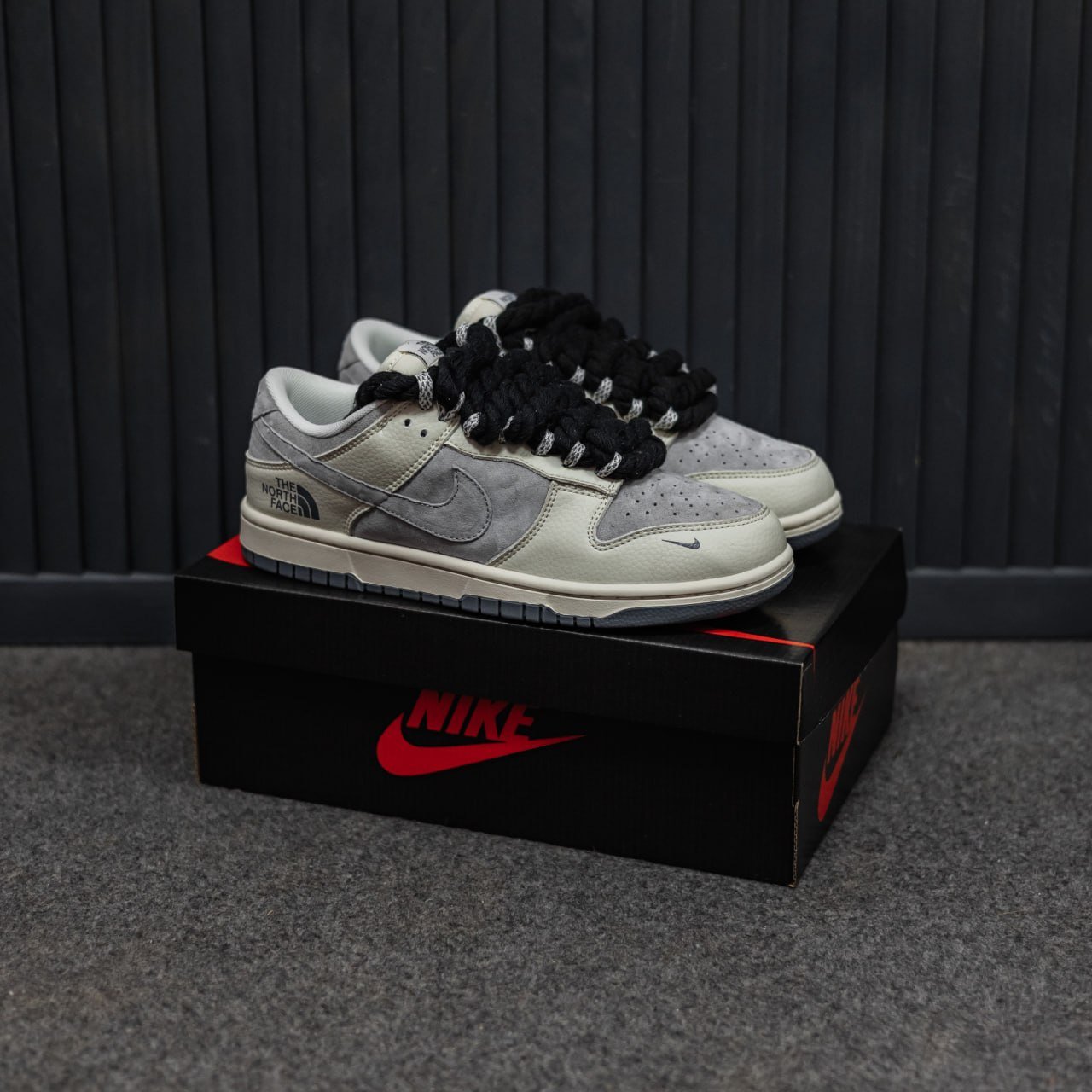 Кроссовки Мужские Nike SB Dunk Grey White Кроссовки Мужские Nike SB Dunk Grey White