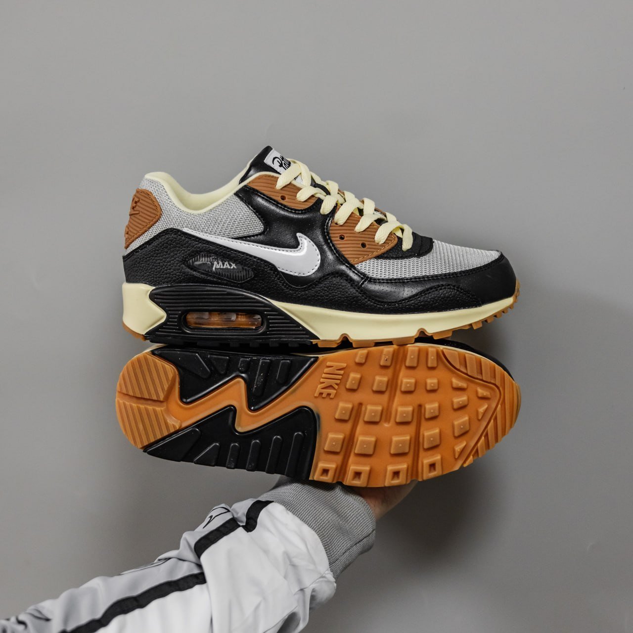 Кроссовки Мужские Nike Air Max 90 Black Brown Кроссовки Мужские Nike Air Max 90 Black Brown