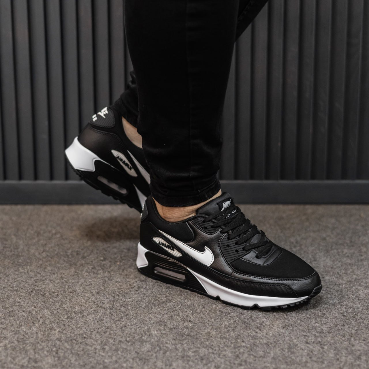 Кроссовки Мужские Nike Air Max 90 Black Кроссовки Мужские Nike Air Max 90 Black