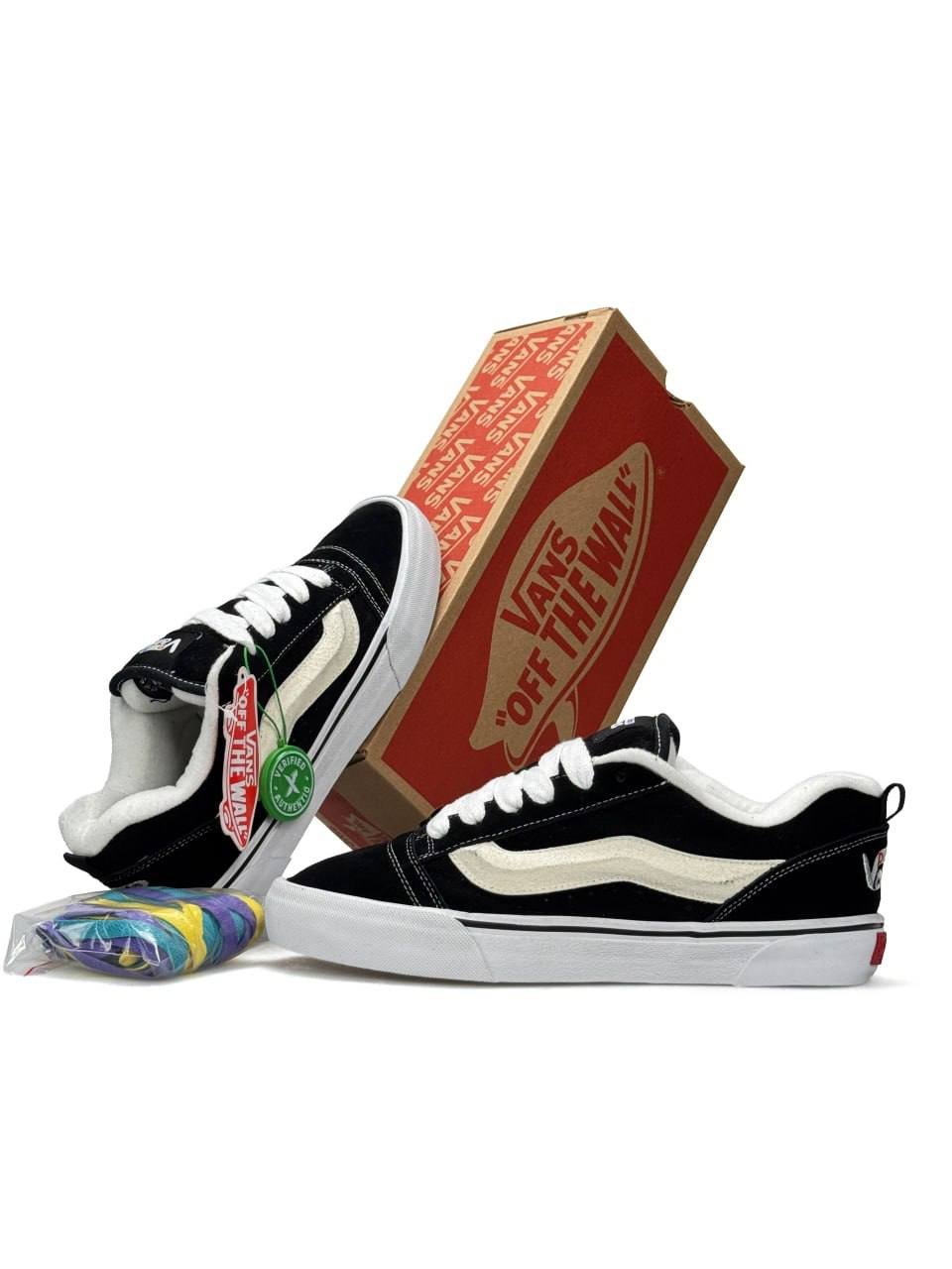 Чоловічі кросівки Vans Knu Skool Potato M Black White Чоловічі кросівки Vans Knu Skool Potato M Black White